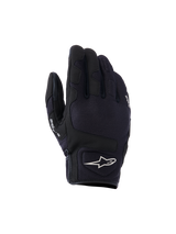 Alpinestars Ignite Gloves, Motorcycle Riding Gloves, Black, Reinforced Knuckles and Fingers, Mesh Breathability Panels, White Star Logo, Textured Grip Surface, CE Protection