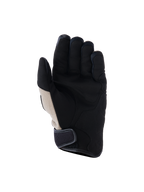 Alpinestars Ignite Gloves, Aluminum Black, widok dłoni miejskich rękawic motocyklowych, wzmocniona dłoń z syntetycznego zamszu, oddychające wstawki z siateczki, pasek na mankiecie zapinany na rzep