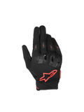 Alpinestars rękawice SP X 3, męskie rękawice motocyklowe wyścigowe, czarne i czerwone fluo, dwugęstościowy ochraniacz kostek TPU, certyfikat CE