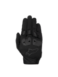 Alpinestars Rękawice SP X 1, męskie rękawice motocyklowe wyścigowe, czarne, ochrona kostek TPR, certyfikat CE, tekstylne.