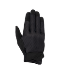 Alpinestars Stated Air Women's Gloves, damskie rękawice motocyklowe, czarne, wentylowany wierzch z siateczki mesh, ergonomiczne zapięcie na nadgarstku z tłoczonym logo, wzmocnione końcówki palców, smukły miejski design