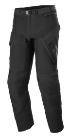 Alpinestars ST-7 2L GORE-TEX Pants, spodnie adventure touring, czarno-ciemnoszare, duże kieszenie cargo, magnetyczne zapięcie klamry w pasie, wzmocnione sekcje kolan, techniczna konstrukcja tekstylna zapewniająca ochronę w każdych warunkach pogodowych
