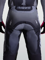 Alpinestars Racer Amber Pants, Men's Motocross Racing Pants, Graystone and Cold Gray, showing the reinforced rear seat and astars logo.