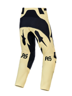 Alpinestars Techstar Atrox Motocross Pants, Yellow and Black, back view featuring laser perforations and reinforced seat.