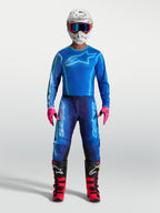 Alpinestars spodnie Fluid Kepler, niebieskie męskie spodnie motocrossowe, trwała konstrukcja z poliestru 600D i ergonomiczny krój off-road