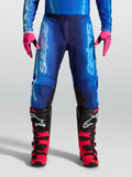 Męskie spodnie motocrossowe Alpinestars Fluid Kepler, niebieskie, lekki poliester 600D i ergonomiczny krój off-road.
