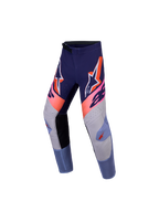 Alpinestars Youth Supertech Dyna, młodzieżowe spodnie motocrossowe, fioletowe i różowe, elastyczna tkanina rip-stop