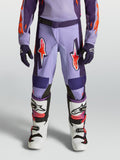 Spodnie Alpinestars Youth Fluid Hunt, fioletowe i różowe fluo, młodzieżowe spodnie motocrossowe o sportowym kroju, off-road.