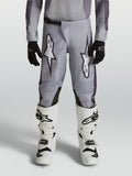 Alpinestars Spodnie Fluid Amber Młodzieżowe, szare i czarne spodnie motocrossowe off-road, wytrzymały poliester 600D