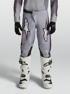 Alpinestars Spodnie Fluid Amber Młodzieżowe, szare i czarne spodnie motocrossowe off-road, wytrzymały poliester 600D