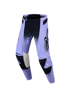 Alpinestars Stella Techstar Swan Pants, women's performance motocross gear in purple and black with ripstop panels.