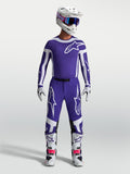 Alpinestars koszulka Supertech Vesta i zestaw, męska odzież motocrossowa, ciemnoniebieska i biała, profesjonalny krój sportowy.