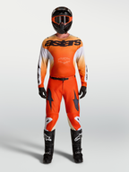 Alpinestars 2027 Racer Amber gear set i spodnie Racer Amber, pomarańczowo-czarny zestaw motocrossowy do wyścigów.