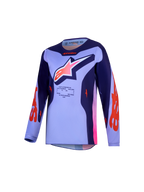 Alpinestars koszulka Fluid Hunt młodzieżowa, motocrossowa, rozmiar M, fioletowa i różowa, oddychający materiał.