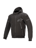 Alpinestars Kurtka z kapturem Sektor Tech V2, męska kurtka motocyklowa miejska, czarna, wiatroodporna powłoka 3L, z certyfikatem CE i ochraniaczami Nucleon Flex Plus.