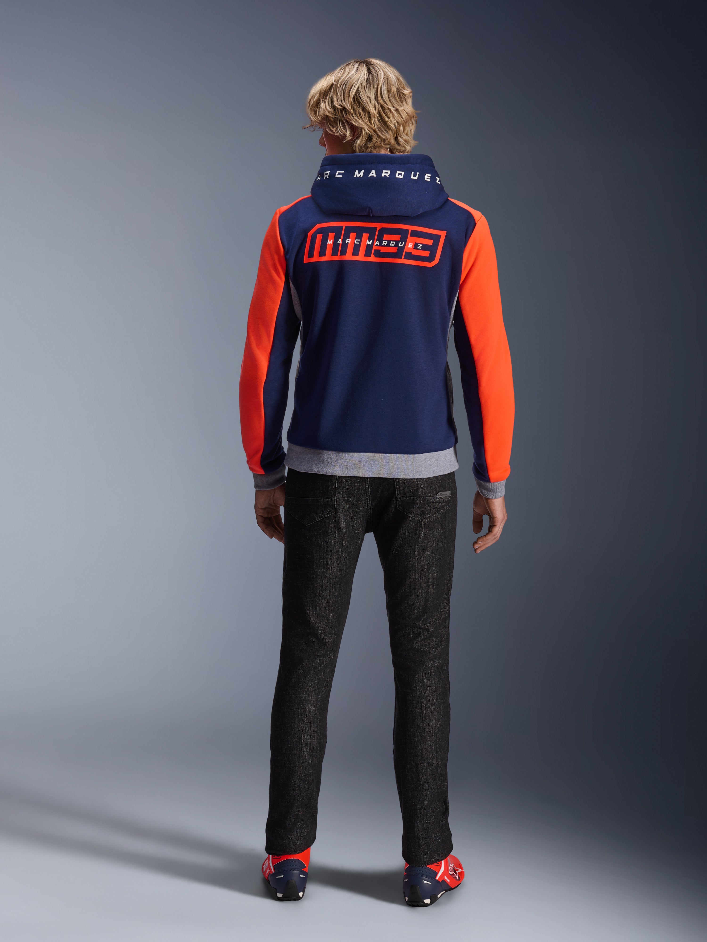 MM93 Chrome V2 Sport - Blue Motorcycle Jacket | Alpinestars®