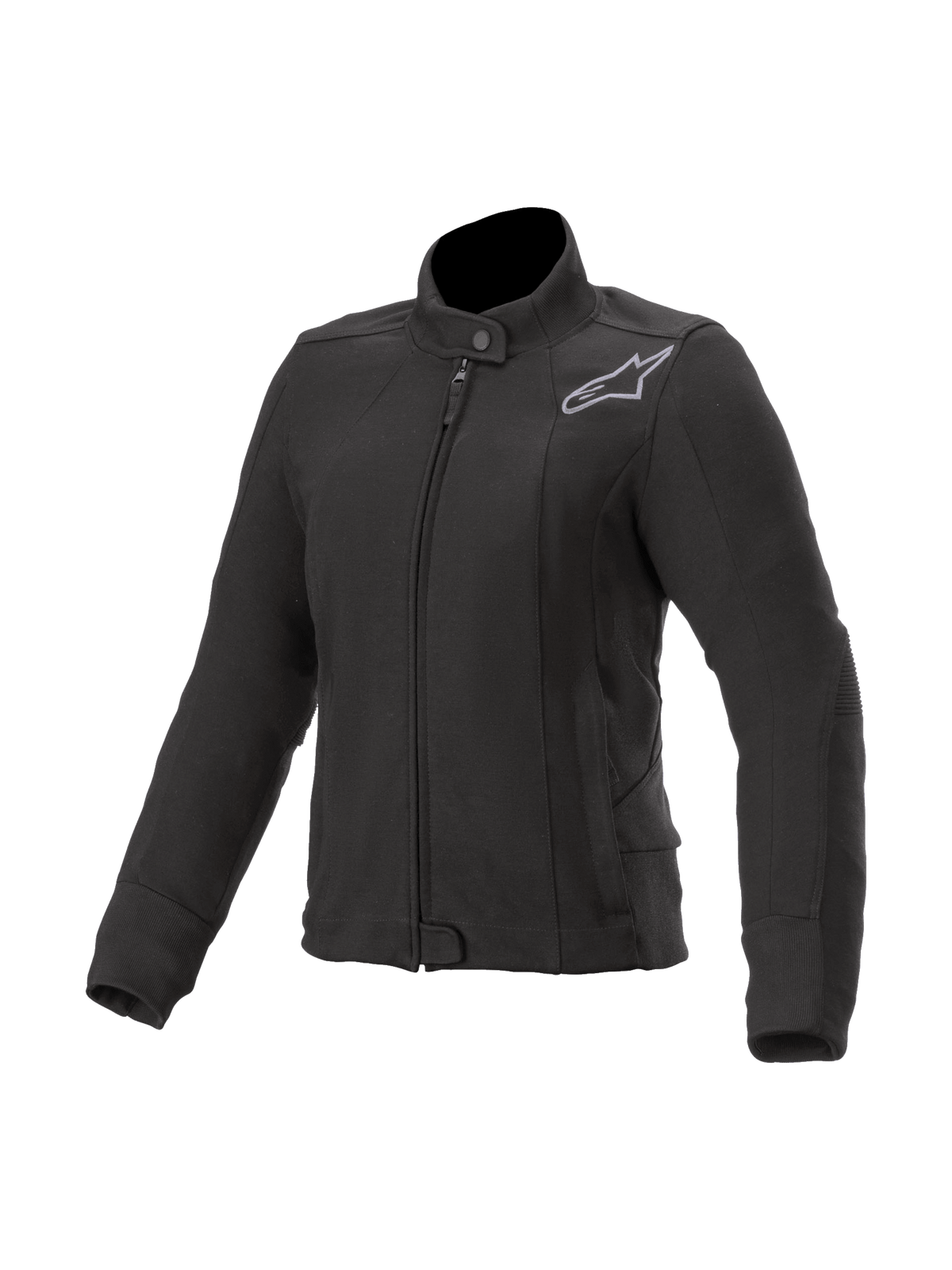 Alpinestars Women's Banshee Fleece, Urban Motorcycle Jacket in Black, with Nucleon Flex Plus armor and Kevlar.