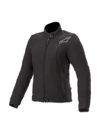 Alpinestars polar Banshee, czarna damska kurtka motocyklowa, ochrona Nucleon Flex Plus i Kevlar, styl miejski