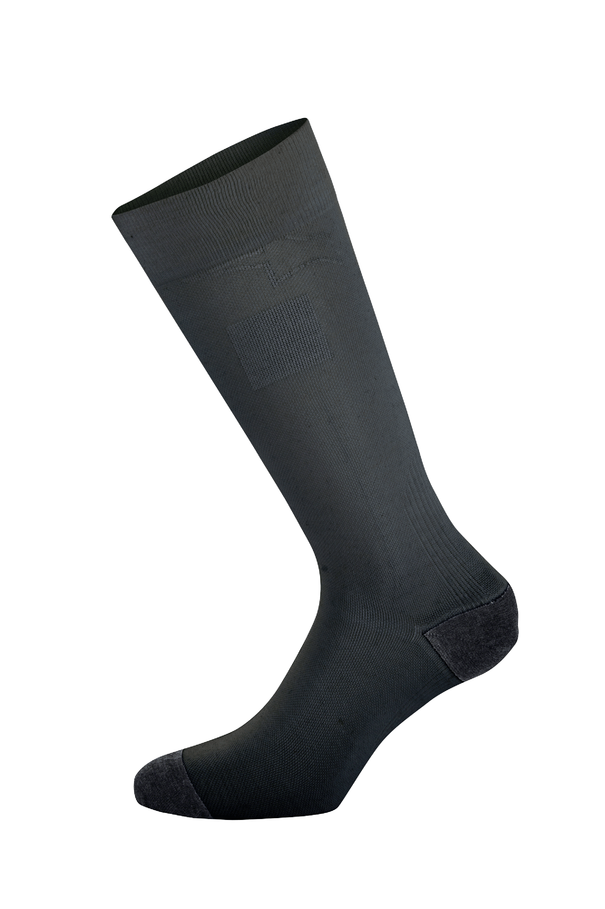Alpinestars ZX V4 Socks, Black Auto Racing Socks, seamless technical construction, calf-length with ribbed compression zones and reinforced heel and toe, fire-retardant aramidic material for motorsport