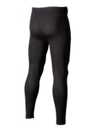 Alpinestars ZX Evo V3 Bottom, samochodowe spodnie termoaktywne, czarne, widok z tyłu 3/4 ukazujący dopasowane, ognioodporne legginsy, konstrukcja z siatki żakardowej zapewniająca oddychalność w sportach motorowych