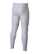 Alpinestars ZX Evo V3 Bottom, Auto Racing Base Layer, White, back view of flame-resistant pants, lightweight and seamless construction for motorsport use