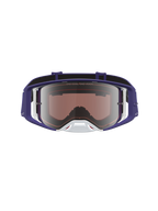 Alpinestars Supertech Atrox Motocross Goggles, Deep Blue and White with Mirror Silver lens, high-grade racing optics.