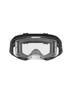 Alpinestars Vision 8 Amber, gogle motocrossowe, czarna i srebrna rama A-FLEX, przezroczysta soczewka, system wentylacji RAM-AIR, profesjonalna ochrona MX
