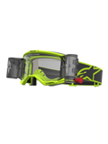 Alpinestars Vision 5 Rora Roll Off, gogle motocrossowe, żółte fluo i czarne, przezroczysta soczewka z systemem roll-off.