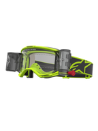 Alpinestars Vision 5 Rora Roll Off, gogle motocrossowe, żółte fluo i czarne, przezroczysta soczewka z systemem roll-off.