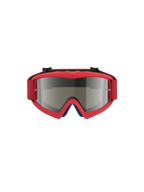 Alpinestars Vision Vesta Młodzieżowe, gogle motocrossowe, czerwone fluo i srebrne lustrzane, soczewka przeciwmgielna ze słupkami do zrywek tear-off