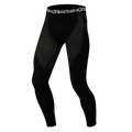 Alpinestars KX Bottom, techniczne spodnie termoaktywne, czarne, z wyprofilowanymi panelami odprowadzającymi wilgoć i elastycznym pasem z logo, zaprojektowane do użytku pod kombinezonami wyścigowymi