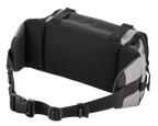 Alpinestars Tech Tool Pack, szaro-czarny, widok z tyłu z wyściółką z siatki air mesh dla wentylacji i komfortu, regulowany pas biodrowy z wytrzymałą klamrą, wytrzymała konstrukcja tekstylna do jazdy off-road i Enduro