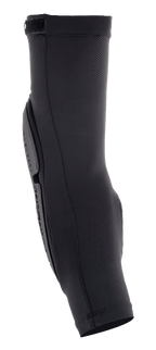 Alpinestars Bionic Flex Elbow Protector, motocrossowy ochraniacz łokcia, czarny, widok z boku, oddychający rękaw z elastycznej siatki, ergonomicznie wyprofilowana płyta ochronna, wsuwana konstrukcja zapewniająca ochronę przed uderzeniami