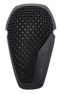 Ochraniacze kolan Alpinestars Nucleon Flex Plus, czarne, motocyklowa wkładka ochronna z wentylowaną strukturą plastra miodu o otwartych komórkach, ergonomiczny kształt z wytłoczonym logo gwiazdy, elastyczna i niskoprofilowa konstrukcja zapewniająca ochronę przed uderzeniami