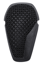 Ochraniacze kolan Alpinestars Nucleon Flex Plus, czarne, motocyklowa wkładka ochronna z wentylowaną strukturą plastra miodu o otwartych komórkach, ergonomiczny kształt z wytłoczonym logo gwiazdy, elastyczna i niskoprofilowa konstrukcja zapewniająca ochronę przed uderzeniami