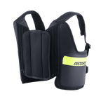 Alpinestars Bionic Rib Support, Karting Rib Protector, Black and Yellow Fluo, featuring ASTARS branding, adjustable mesh straps and multi-layered padded construction for an ergonomic fit.