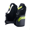 Alpinestars Youth Bionic Rib Support, kartingowy ochraniacz żeber, czarny i żółty fluorescencyjny, regulowane szelki i panel tylny, ergonomiczne osłony o podwójnej gęstości z rdzeniem z włókna szklanego, oddychająca wyściółka z siateczki 3D, młodzieżowy sprzęt ochronny do kartingu