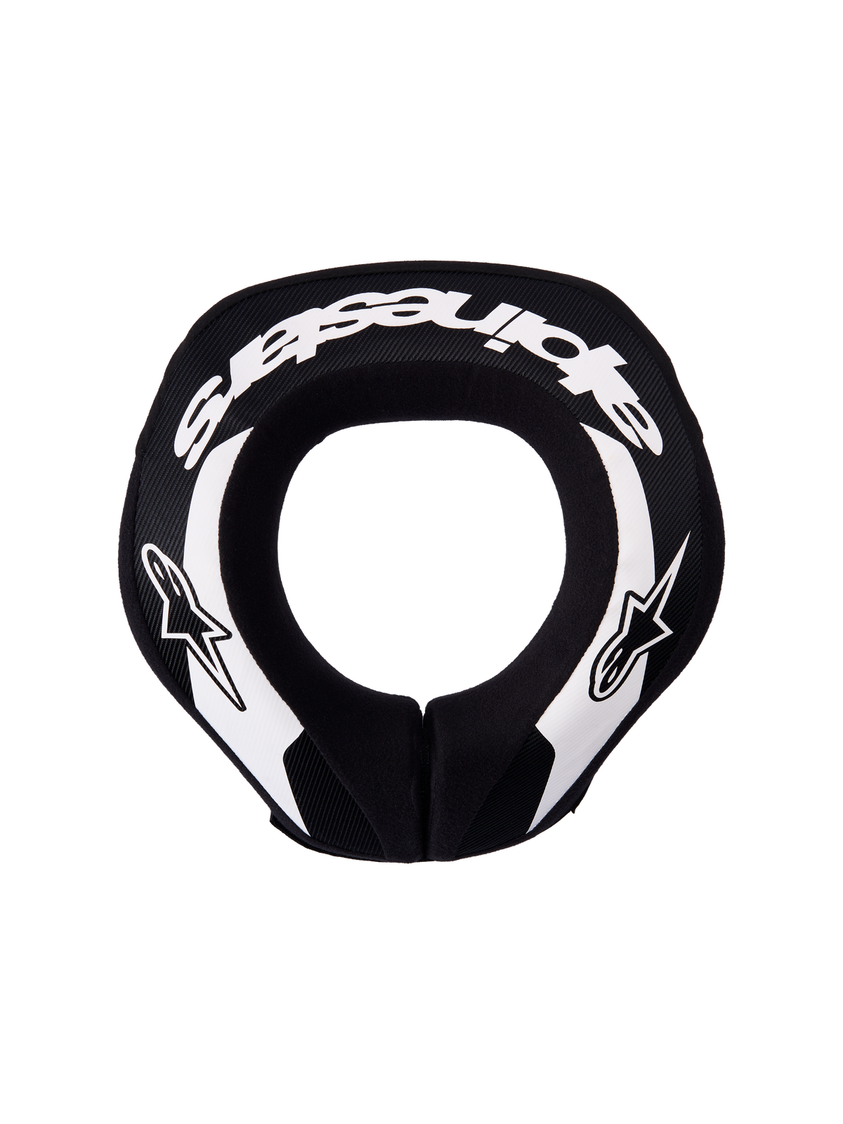 Alpinestars kołnierz ochronny Sequence młodzieżowe, czarno-biały ochraniacz szyi do motocrossu i MTB, pianka o podwójnej gęstości.