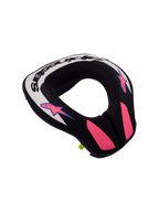 Alpinestars Kołnierz Ochronny Sequence Młodzieżowe, ergonomiczna ochrona motocrossowa dla młodych motocyklistów, czarny i szary z fioletowymi akcentami.