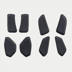 Alpinestars BNS Soft Pad Set, czarny, ośmioczęściowy zestaw wymiennych wyściółek do systemów stabilizacji szyi BNS, profilowane wkładki piankowe dla komfortu podczas jazdy MTB i off-road