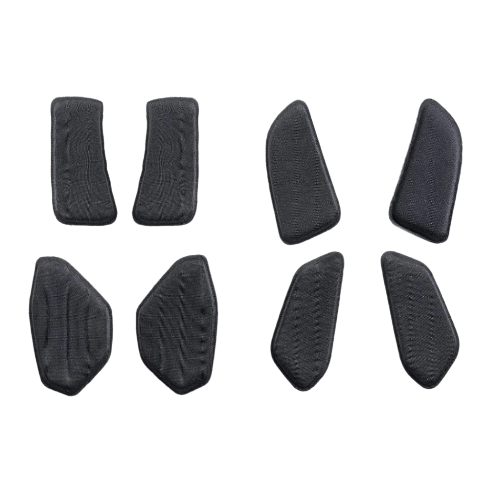 Alpinestars BNS Soft Pad Set, zestaw wymiennych miękkich wyściółek do stabilizatora karku, czarne, profilowane podkładki z teksturowanej tkaniny, zaprojektowane dla systemu BNS Tech 2, akcesorium ochronne MTB i off-road