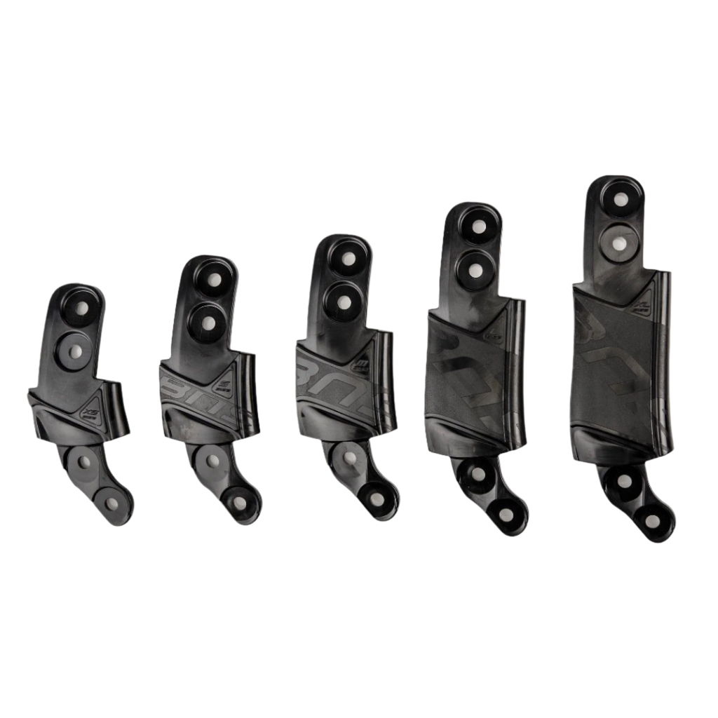 Alpinestars BNS Size Adapter Kit, akcesorium do stabilizatora szyi Bionic Neck Support, czarny, pięć plastikowych elementów o różnych wysokościach do precyzyjnej regulacji, modułowe komponenty dopasowujące do ochrony off-road