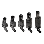Alpinestars BNS Size Adapter Kit, akcesorium do stabilizatora szyi Bionic Neck Support, czarny, pięć plastikowych elementów o różnych wysokościach do precyzyjnej regulacji, modułowe komponenty dopasowujące do ochrony off-road