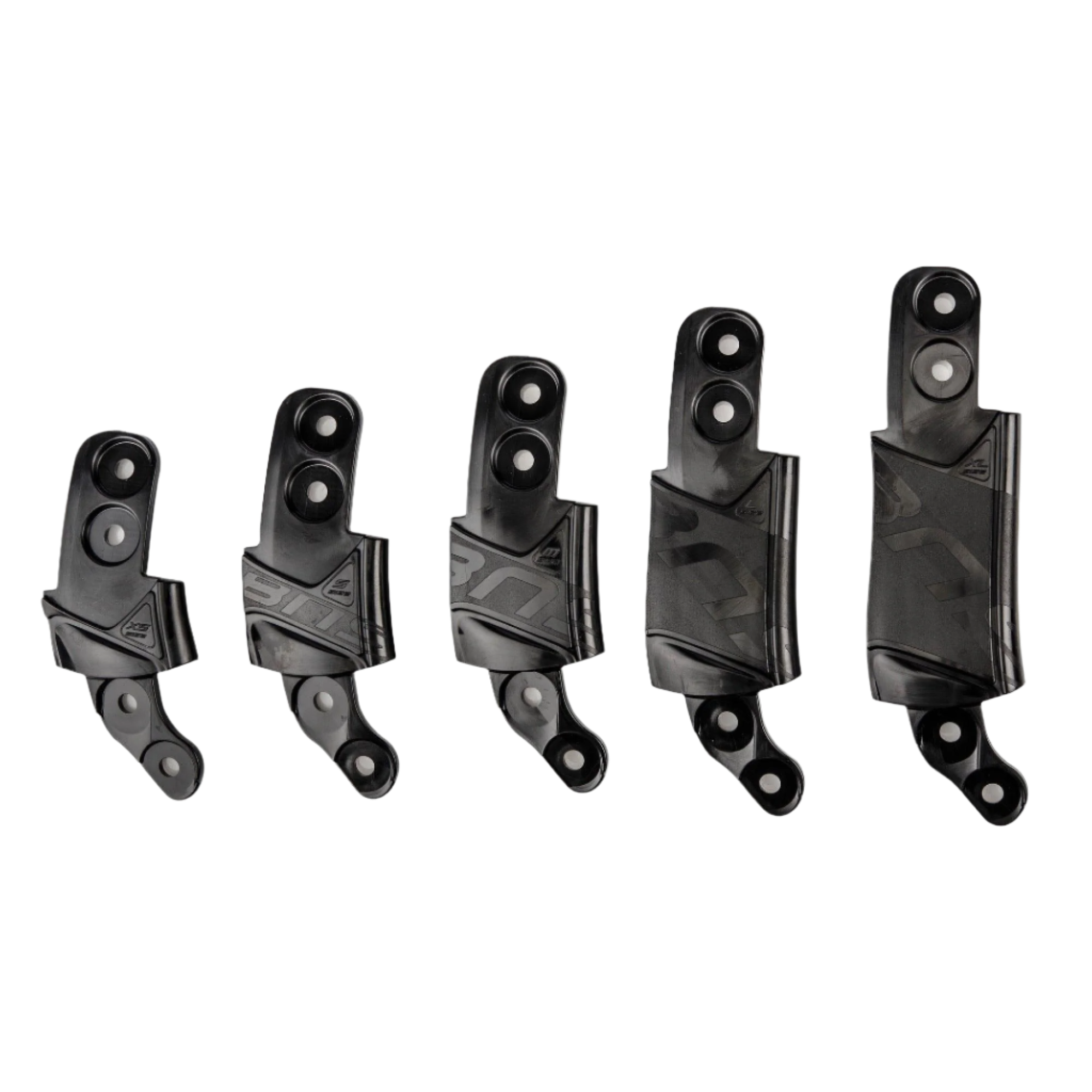Alpinestars BNS Size Adapter Kit, akcesorium do stabilizatora szyi Bionic Neck Support, czarny, pięć plastikowych elementów o różnych wysokościach do precyzyjnej regulacji, modułowe komponenty dopasowujące do ochrony off-road