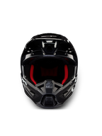 Alpinestars Kask S-M5 Corp ECE 22.06, kask motocrossowy, ciemnoszary błyszczący z czerwonym wnętrzem, certyfikowany ECE.