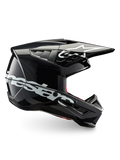 Alpinestars S-M5 Corp, kask motocrossowy, ciemnoszary błyszczący, certyfikat ECE, lekka skorupa termoplastyczna.