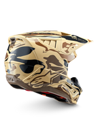 Alpinestars S-M5 Mineral, kask motocrossowy off-road, brązowy i czarny kamuflaż, matowy, certyfikat ECE 22.06