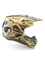 Kask Alpinestars S-M5 Mineral w beżowym i brązowym kamuflażu, ochrona off-road z certyfikatem ECE 22.06