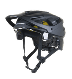 Alpinestars Vector Tech Solid Helmet, czarny kask rowerowy MTB, matowe i błyszczące wykończenie, 19 otworów wentylacyjnych, żółta wewnętrzna wyściółka Mips, regulowany daszek i paski, lekka ochrona do jazdy trail i all-mountain