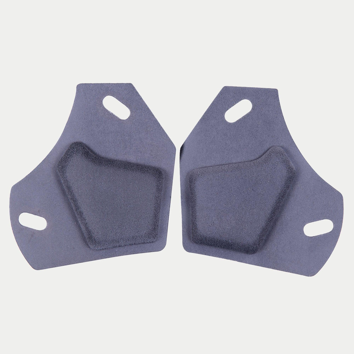 Alpinestars Supertech R10 Ear Pads Set, zestaw poduszek na uszy do kasku motocyklowego, szary, para wymiennych nauszników z szarego materiału z owalnymi wycięciami i wypukłą wyściółką centralną, oficjalna część zamienna do kasków S-R10